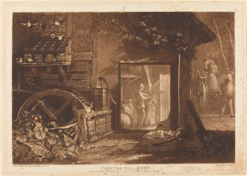 Moulin de Pembury, Kent, publié en 1808