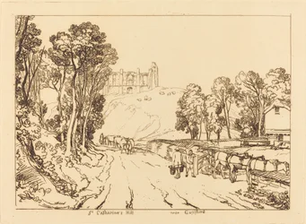 Colline de Sainte-Catherine près de Guilford, publié 1811