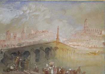 Le Pont de Blois : Dissipation du brouillard, 1826-1830