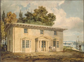 Les Penrhyn Arms à Port Penrhyn, vers 1797-1798