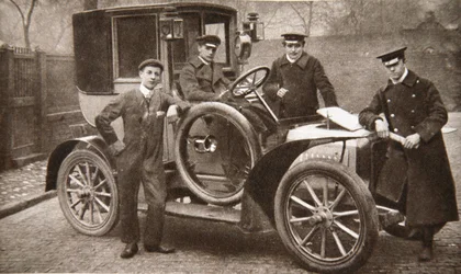 Premier taxi à Liverpool, Merseyside, 1906