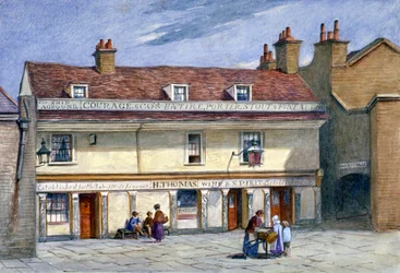 Le navire échoué, pub, Wolseley Street, Bermondsey, Londres, vers 1875