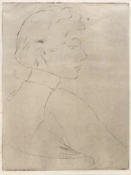 Grande tête de profil