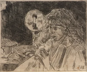 Coudre à la lueur des bougies