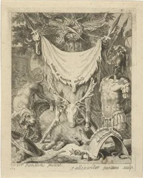 Page de titre pour une série de scènes de la vie d