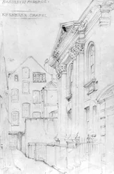 Chapelle Ebenezer, Bartletts Passage, vers 1890 (dessin)