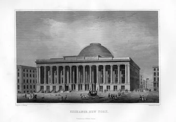 Bourse, New York, 1855