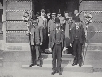 Hocktide à Hungerford, constable et hommes tutti