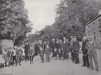 Le feu de Baal de Northumbrie, apportant les fagots