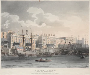 Douane, de la rivière Thames