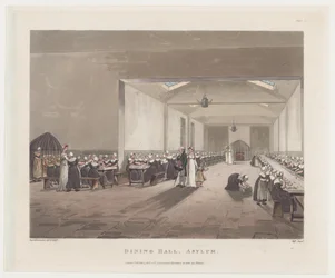 Salle à manger, Asile, 1er février 1808