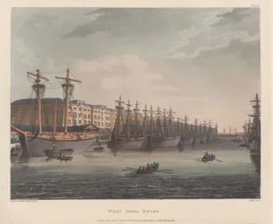 Docks des Indes occidentales, 1er janvier 1810