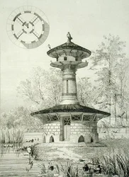 Abri pour oiseaux aquatiques à Poissy, de 