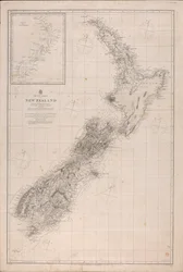 Carte de la Nouvelle-Zélande