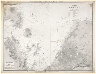 Carte des ports du golfe de Smyrne
