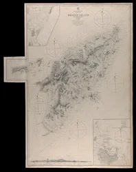 Archipel méditerranéen Île de Rhodes relevé... sous la direction du Com