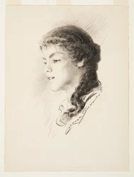 Portrait, peut-être Elizabeth Vail