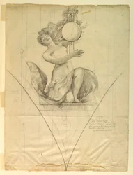 La lumière électrique, étude pour le bâtiment des manufactures et des arts libéraux, Exposition universelle de Chicago, IL