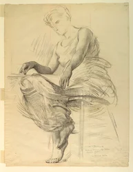 Le Code Morse, Étude pour le Bâtiment des Manufactures et des Arts Libéraux, Exposition Universelle de Chicago, IL