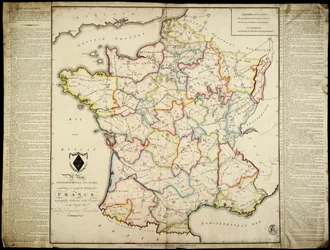 Un nouveau passe-temps géographique exposant un tour complet à travers la France respectueusement dédié avec permission à la très honorable Lady Georgiana Cavendish