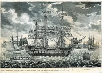 Vue du vaisseau de guerre 