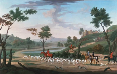 Scène de chasse au galop