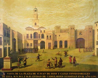Plaza de San Juan de Dios en 1596