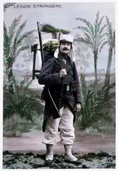 Légionnaire de la Légion étrangère française, vers 1900