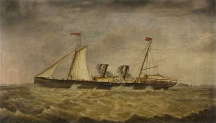 Ancien bateau à vapeur de plaisance de Bristol 