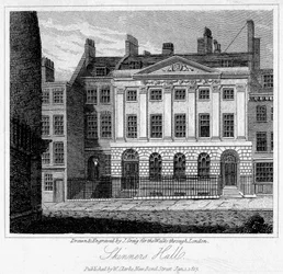 Skinners Hall, Londres, 1817
