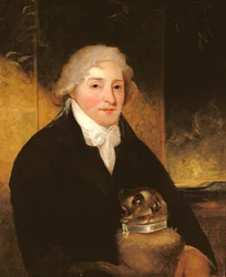 Venanzio Rauzzini avec son chien Turk, c.1795