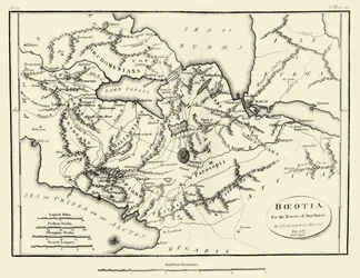 Carte de la Béotie antique