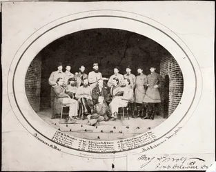 Quinze raiders de Morgan, Fort Delaware, mai 1864