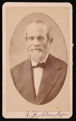 Portrait de Benjamin Franklin Mudge, juillet 1873