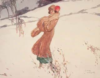 Dans la neige