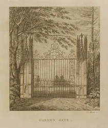 Porte de jardin à Strawberry Hill