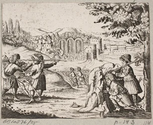 Illustration pour Adam Olearius, "Persianischer Rosenthal von einem Sinnreichen Poeten Schich Saadi [...]", Schleswig 1660