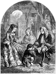 Première entrevue de Horace Walpole avec le roi George I