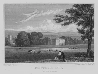 Prestwold Hall, Leicestershire (gravure)