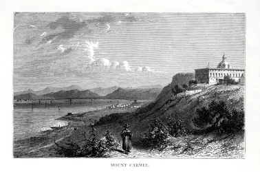 Mont Carmel, Israël, XIXe siècle