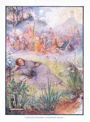 Langland a rêvé un rêve merveilleux, de Littérature anglaise pub. par T C & EC Jack, vers 1920