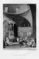 Synagogue des Juifs, Jérusalem, Israël, 1841