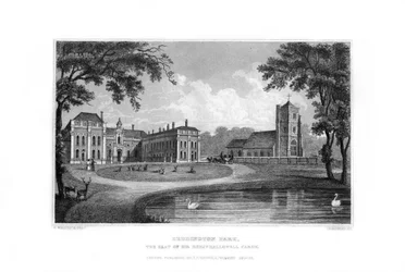 Parc de Beddington, Sutton, Surrey, 1829