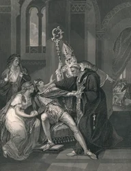 Edwy et Elgiva, milieu du 19e siècle