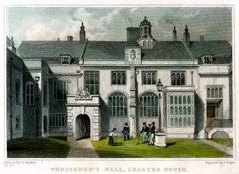 Pensioners Hall, Charterhouse, Londres, 1830