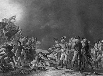 La sortie faite par la garnison de Gibraltar, 27 novembre 1781, vers 1857