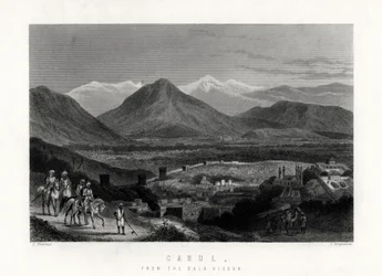 Kaboul, depuis le Bala Hissar, 1883