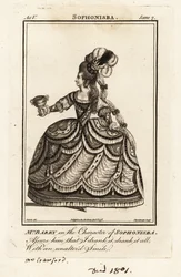 Mme Ann Barry dans le rôle de Sophonisba dans Sophonisba de James Thomson