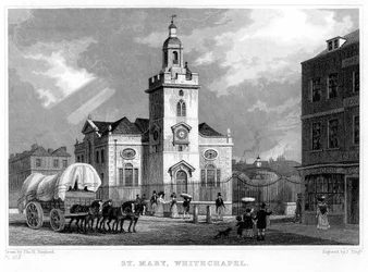 Église de Sainte-Marie, Whitechapel, Londres, 1831