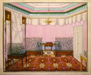 Un bureau néo-classique Biedermeier au Schloss Ballenstedt, Saxe-Anhalt